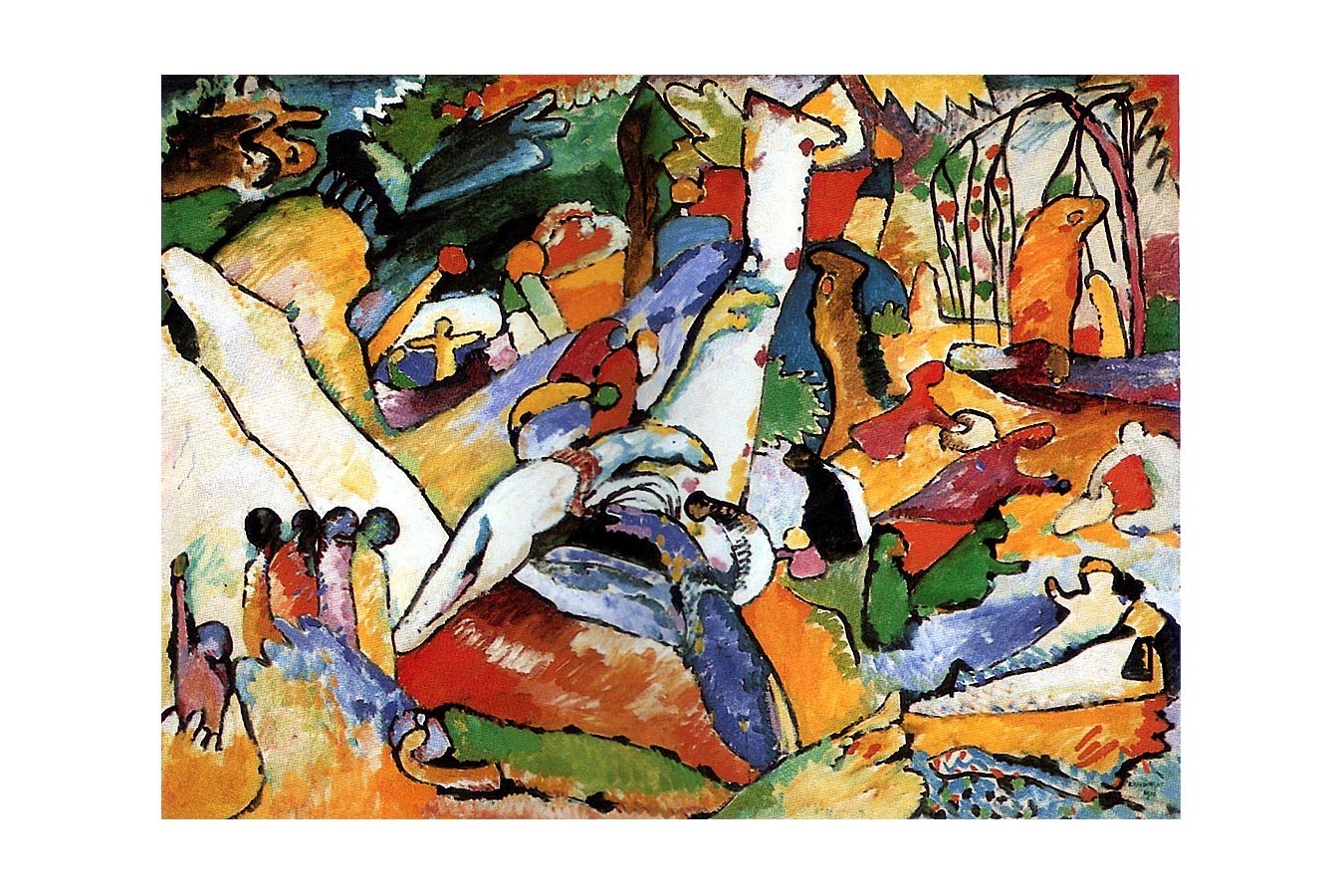 Puzzle D-Toys - Vassily Kandinsky: Sketch for "Composition II" / study, 1.000 piese (72849-1)