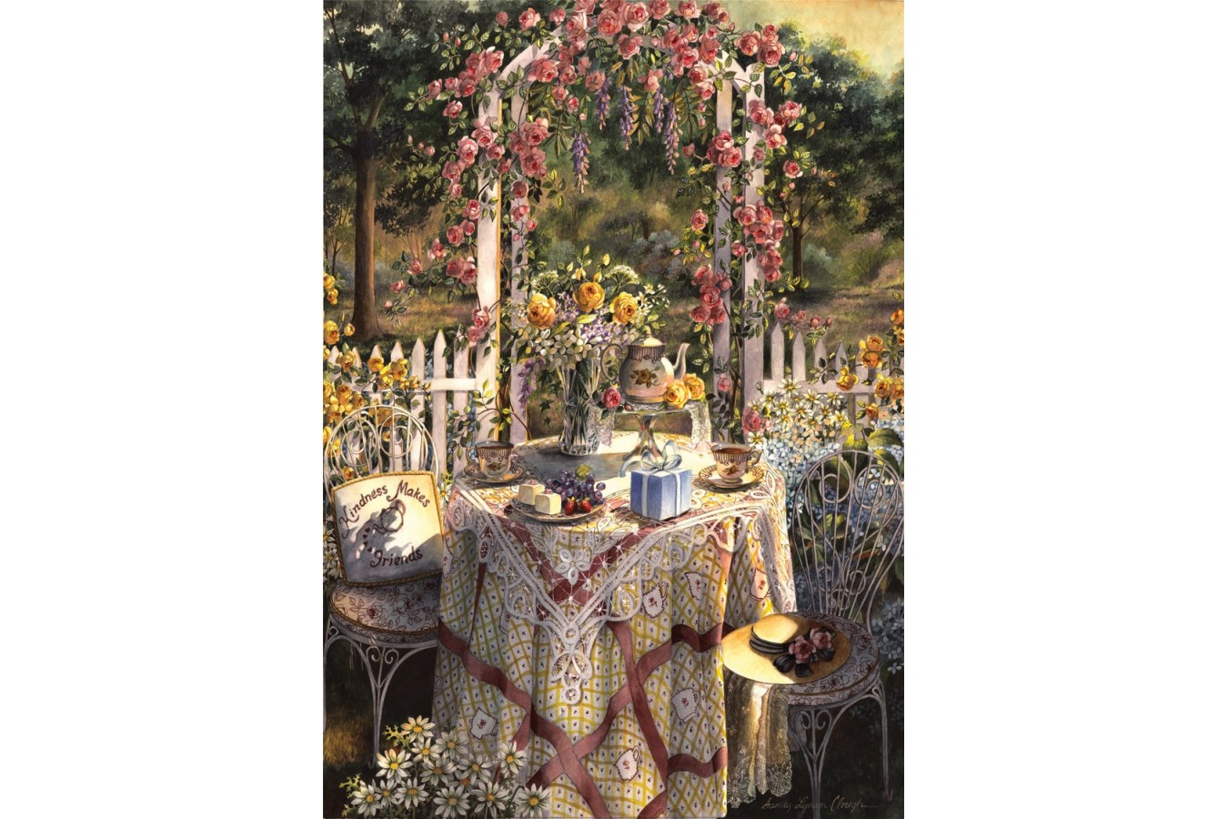 Puzzle Art Puzzle - Flower Table, 1.000 piese (Art-Puzzle-4450)