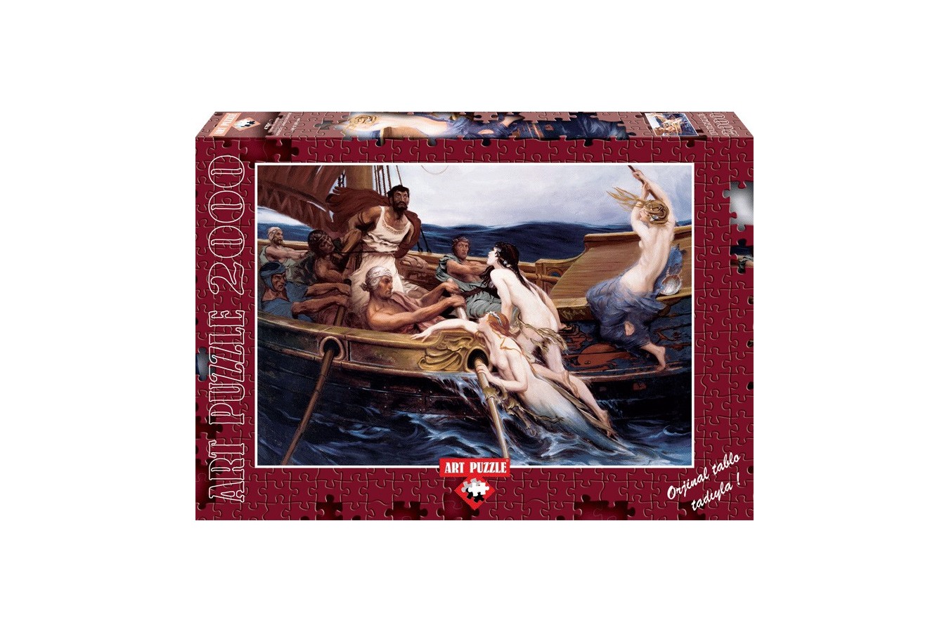 Puzzle Art Puzzle - Herbert James Draper : Ulysse and the Sirens, 2.000 piese (Art-Puzzle-4701)