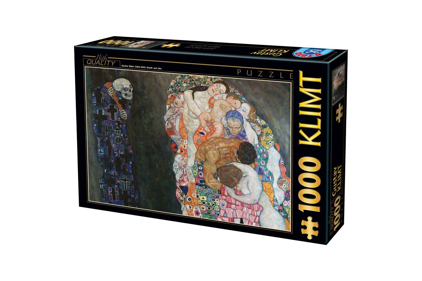 Puzzle D-Toys - Gustav Klimt: Death and Life, 1.000 piese (Dtoys-66923-KL10-(74935))