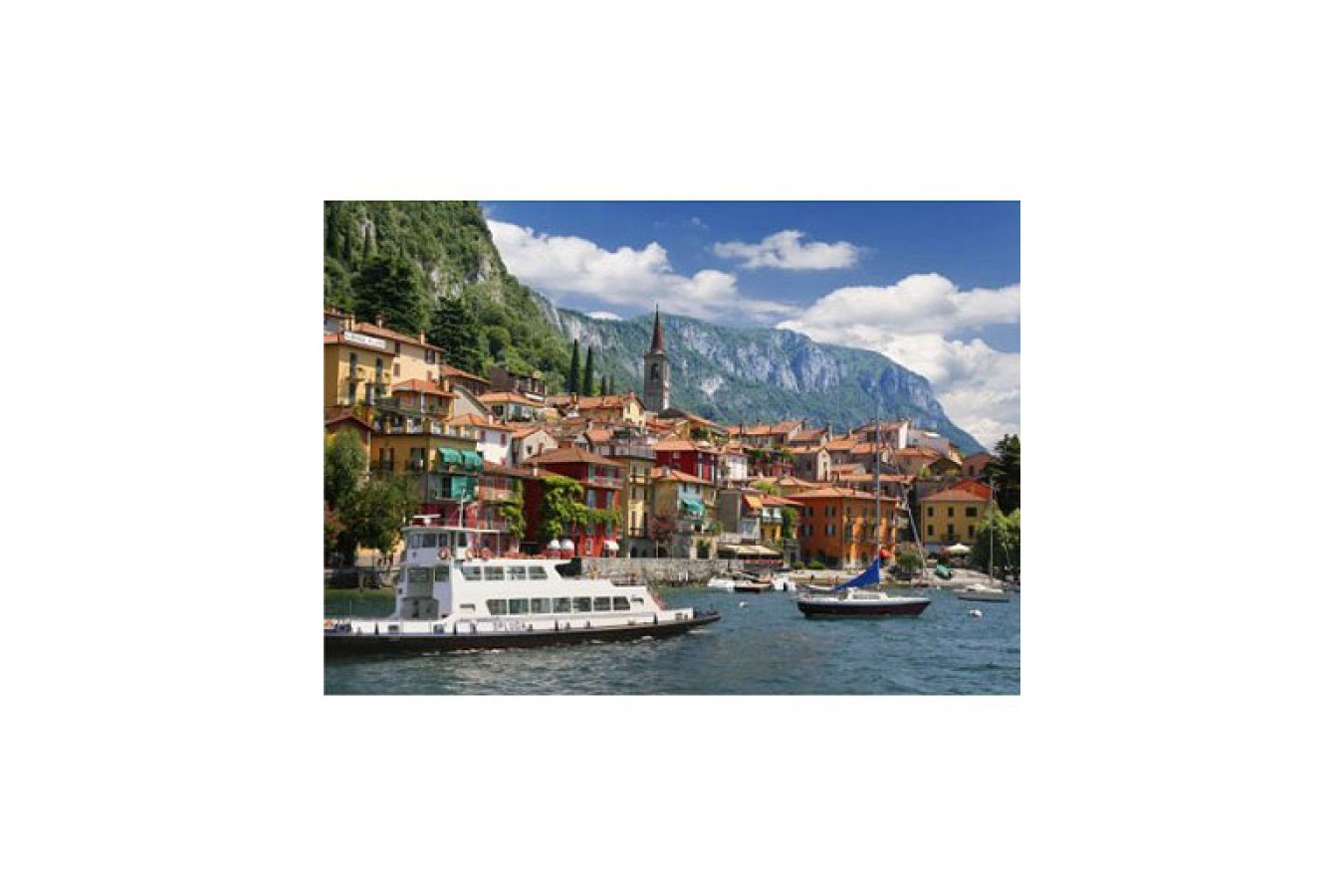 Puzzle D-Toys - Lake Como, Italy, 1.000 piese (DToys-62154-EC12-(70791))