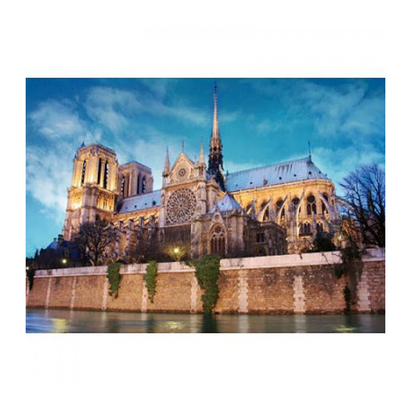 Puzzle D-Toys - Notre Dame Cathedral, Paris, 500 piese (DToys-50328-AB34)