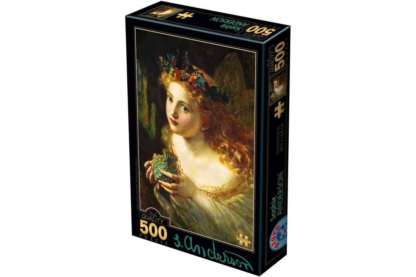Puzzle D-Toys - Sophie Anderson: Take the Fair Face of Woman, 500 piese (Dtoys-73853-AP03-(73853))