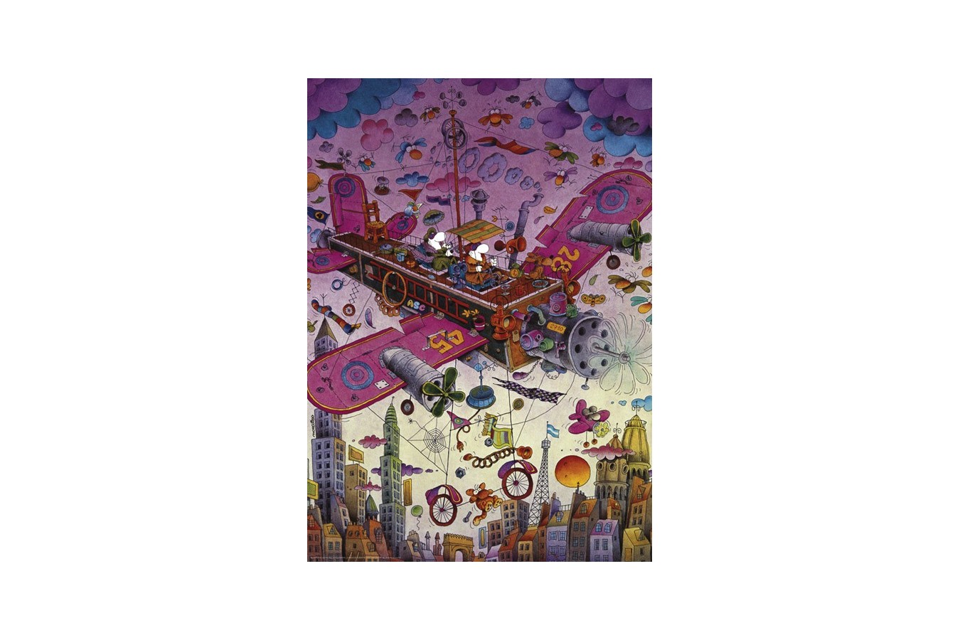 Puzzle Heye - Guillermo Mordillo: Fly With Me!, 1.000 piese (29887)