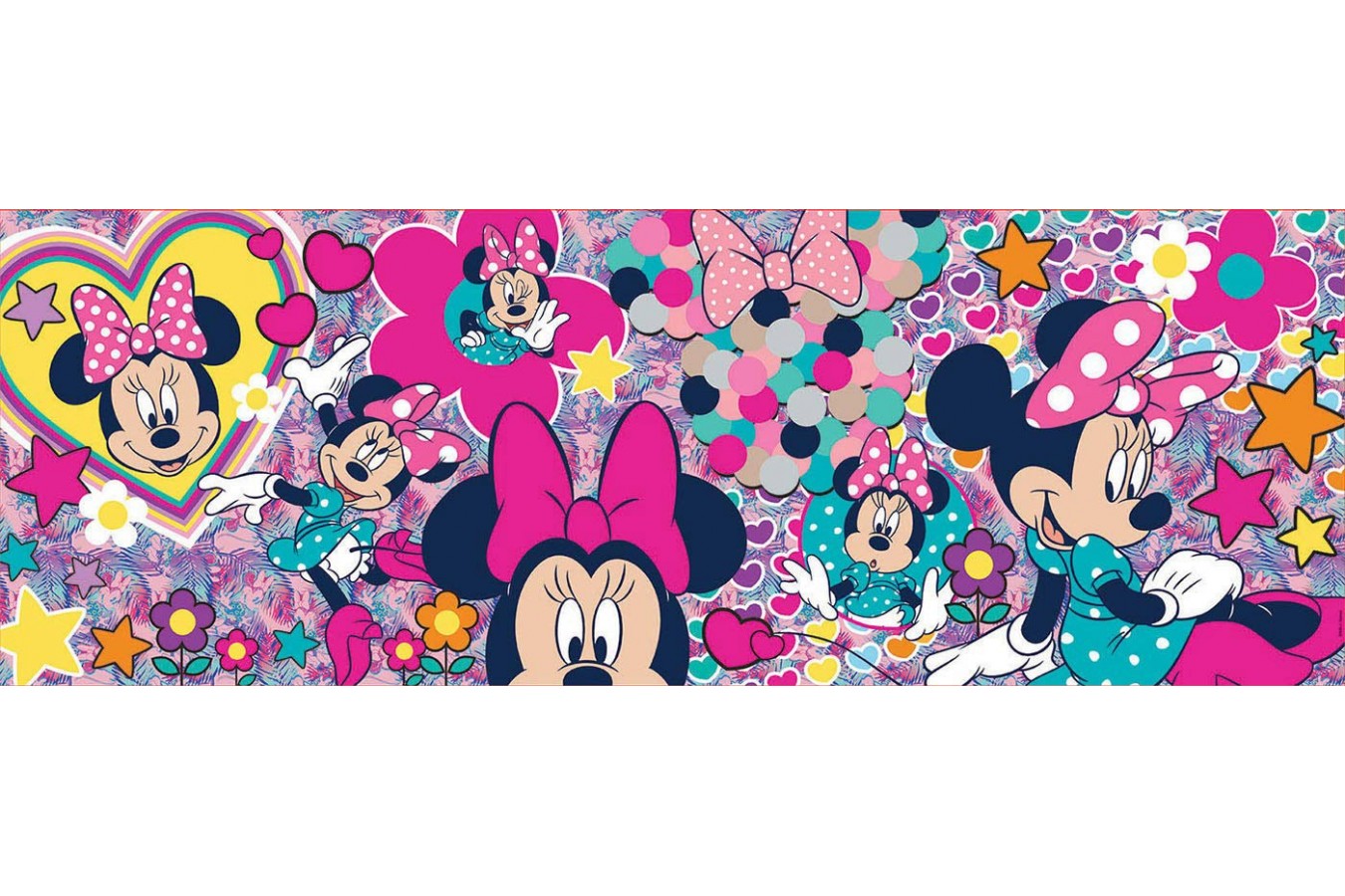 Puzzle panoramic Educa - Minnie Mouse, 1.000 piese (17991)