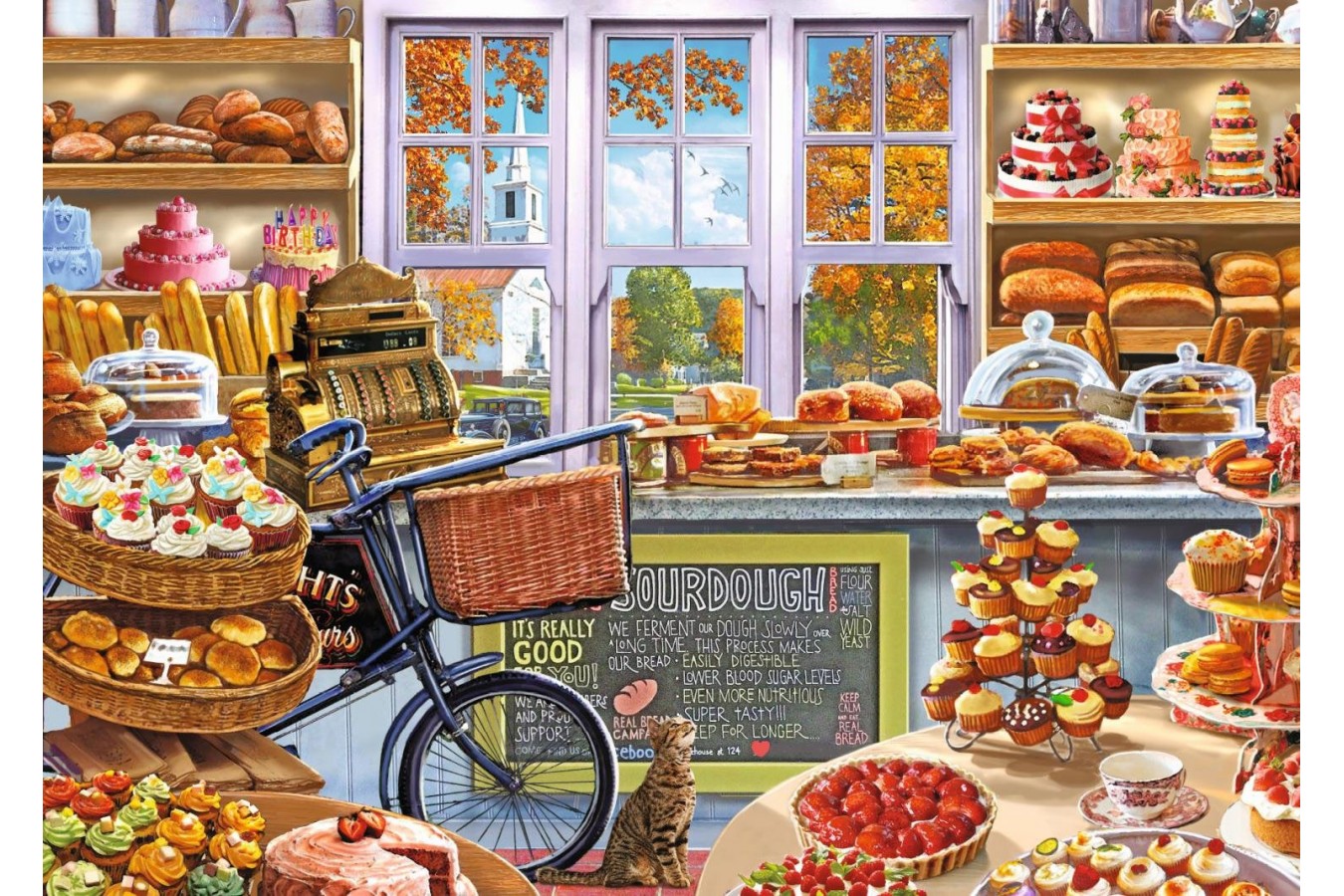 Puzzle Falcon - Steve Crisp: Bella\'s Bakery Shoppe, 1.000 piese (Jumbo-11203)