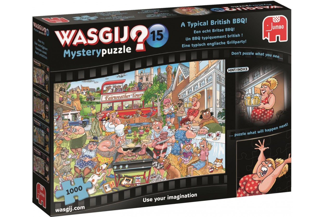 Puzzle Jumbo - Wasgij Mystery 15 - A Typical British BBQ!, 1.000 piese (19163)
