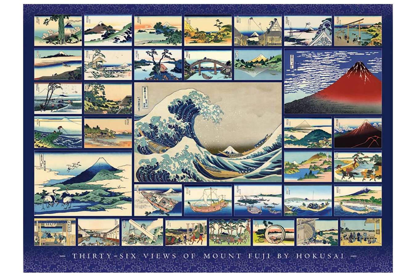 Puzzle Cobble Hill - Katsushika Hokusai: Hokusai, 1.000 piese (Cobble-Hill-80235)