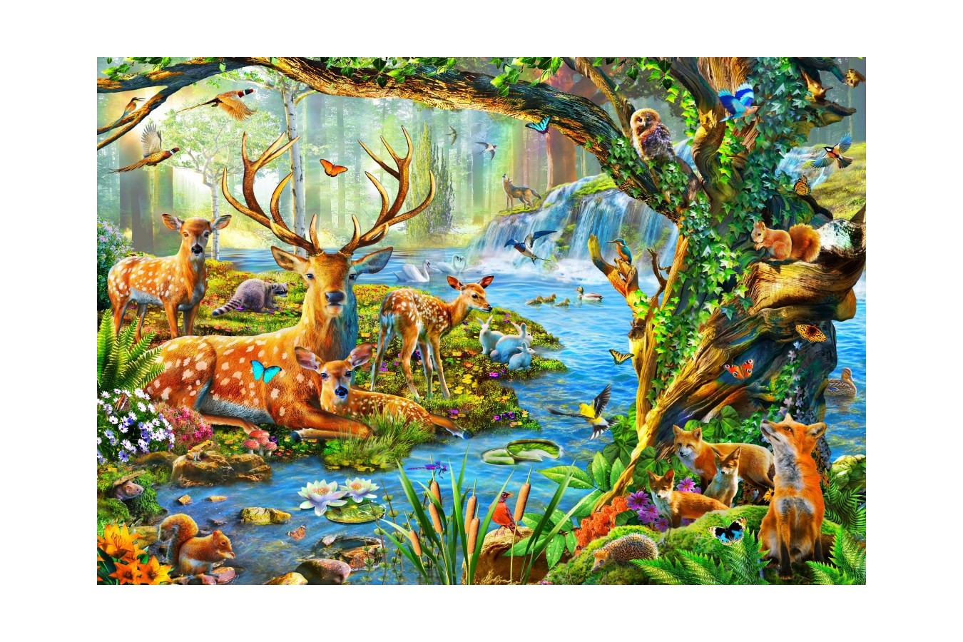 Puzzle Bluebird - Forest Life, 260 piese (70385)