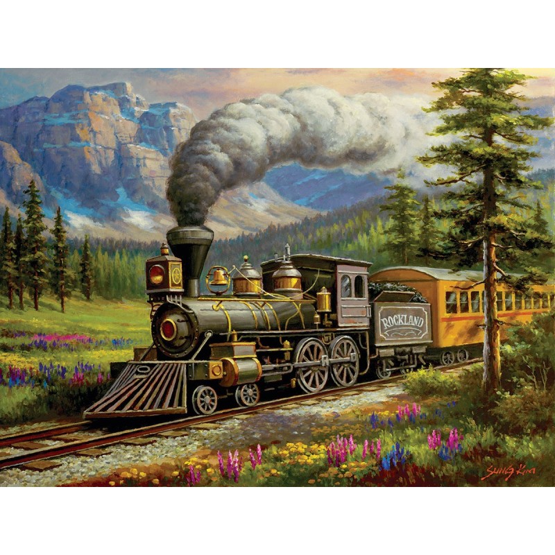 Puzzle SunsOut - Rockland Express, 500 piese XXL (Sunsout-36630)