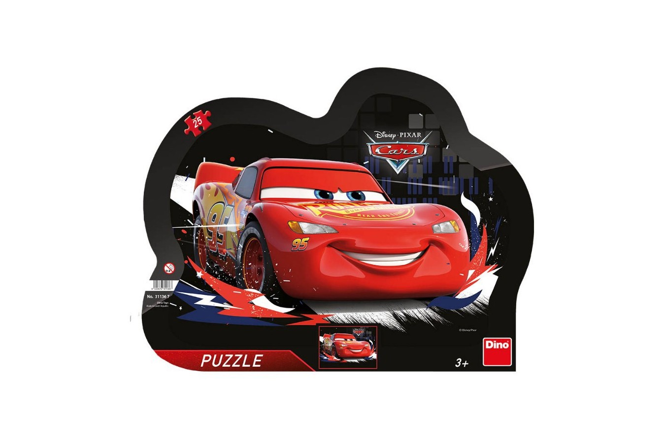 Puzzle Dino - Cars 3, 25 piese (31136)