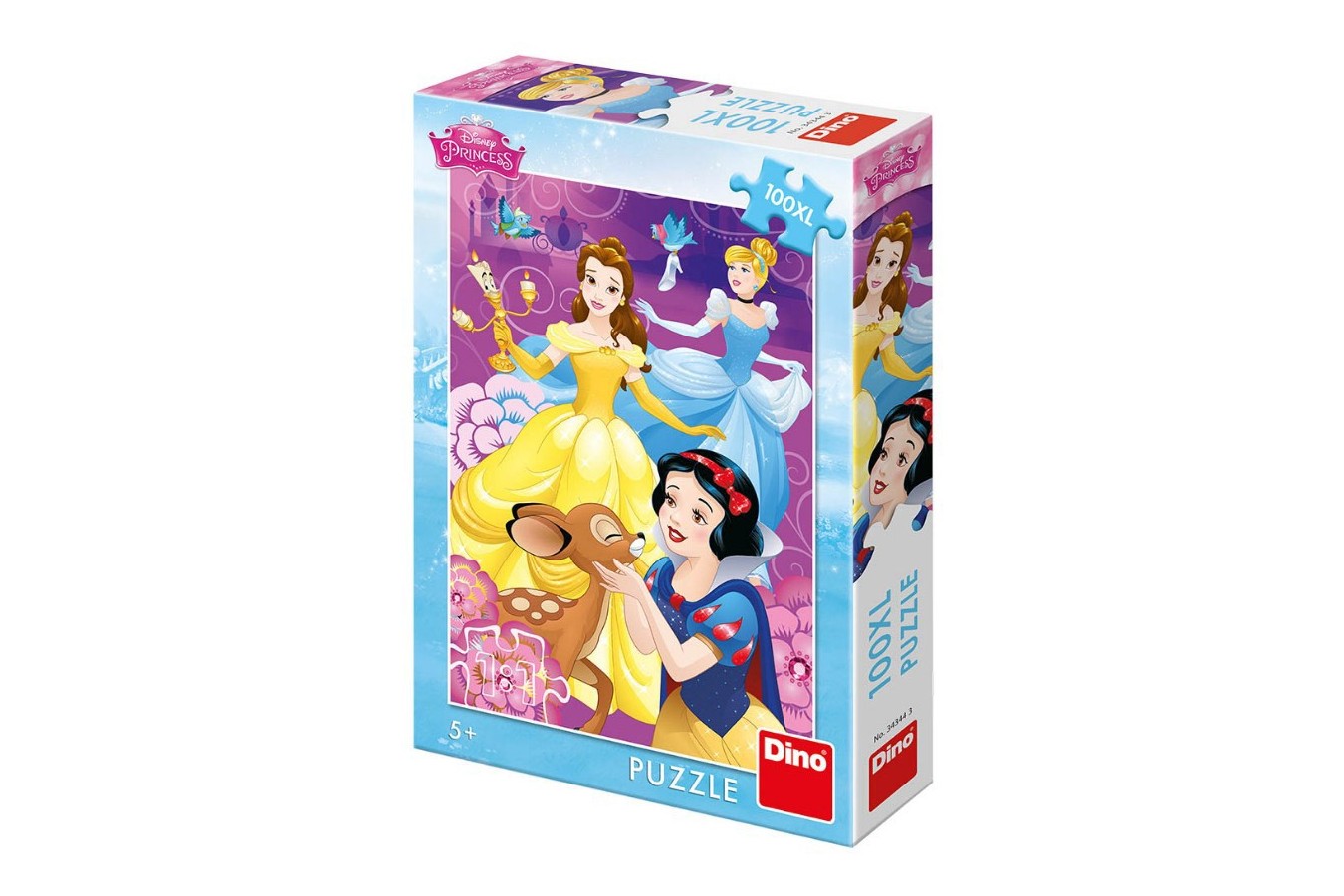 Puzzle Dino - Disney Princess, 100 piese XXL (34344)