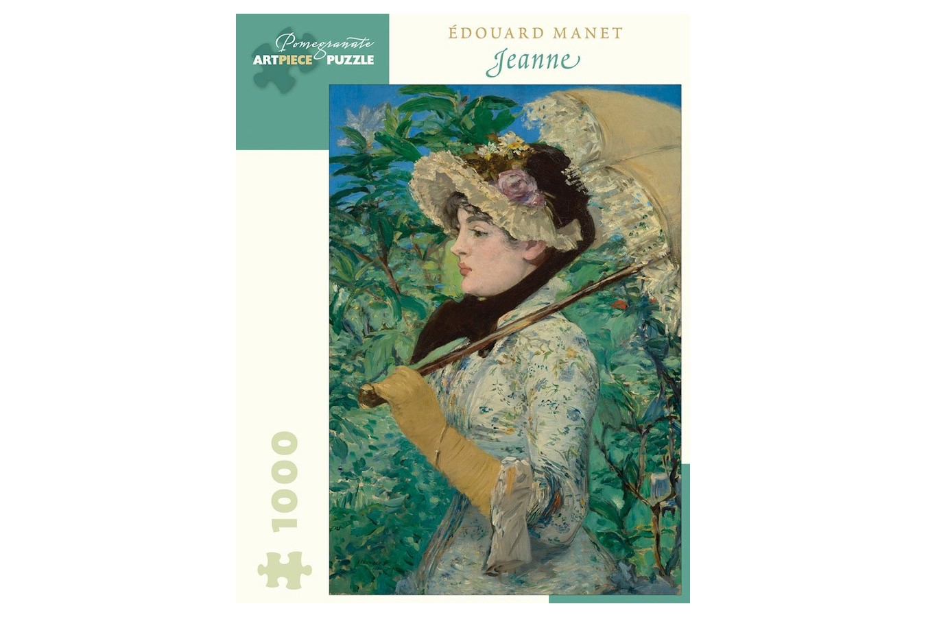 Puzzle Pomegranate - Edouard Manet: Jeanne (Spring), 1881, 1.000 piese (AA1050)