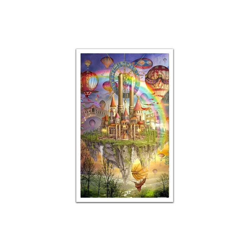 Puzzle din plastic Pintoo - Ciro Marchetti: Tarot Town, 1.000 piese (H1562)