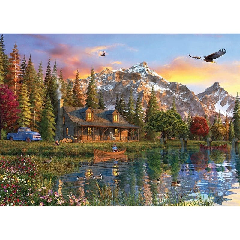 Puzzle Master Pieces - Dominic Davison: Eagle View, 1.000 piese (Master-Pieces-71638)