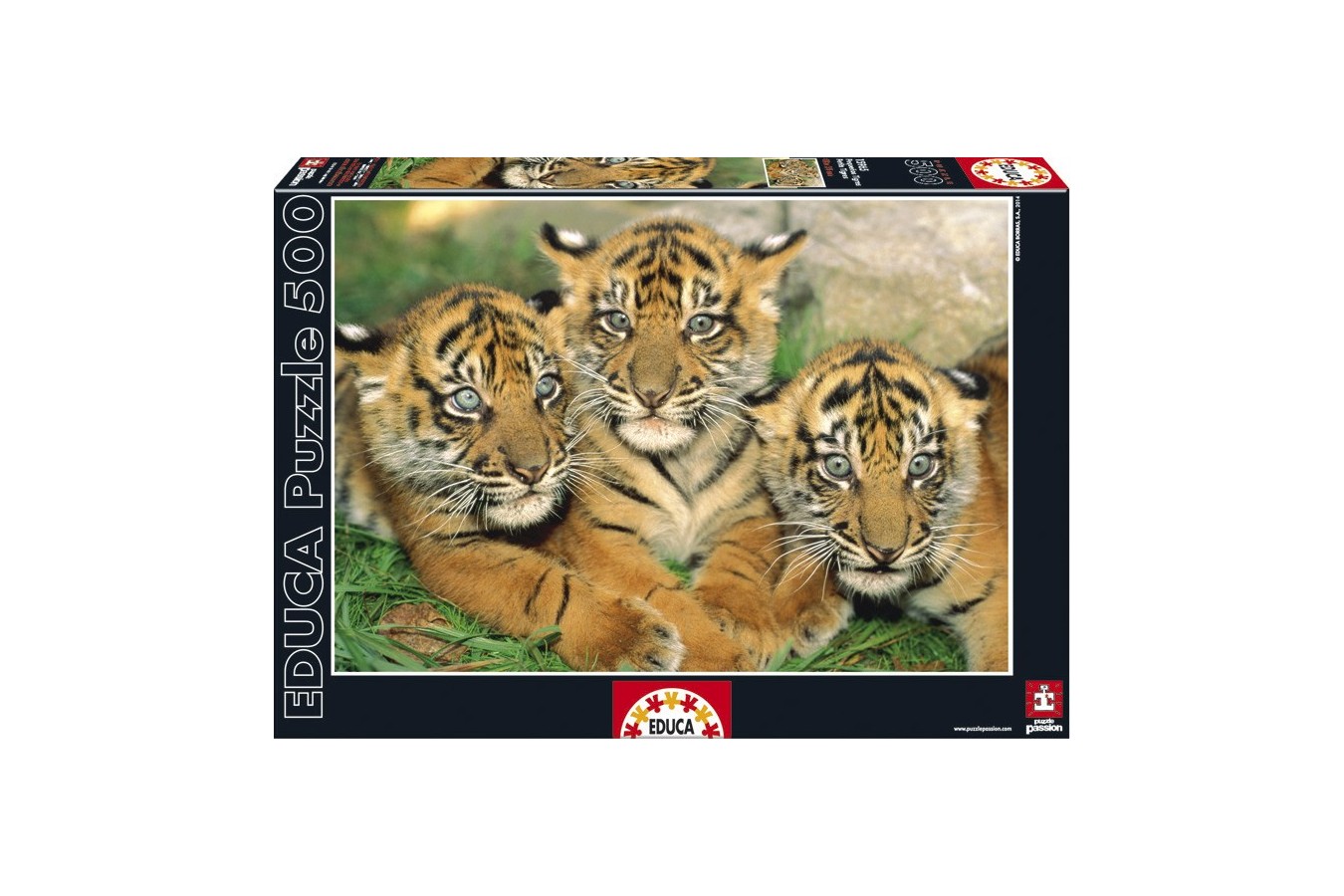 Puzzle Educa - Smaller Tigers, 500 piese (15965)
