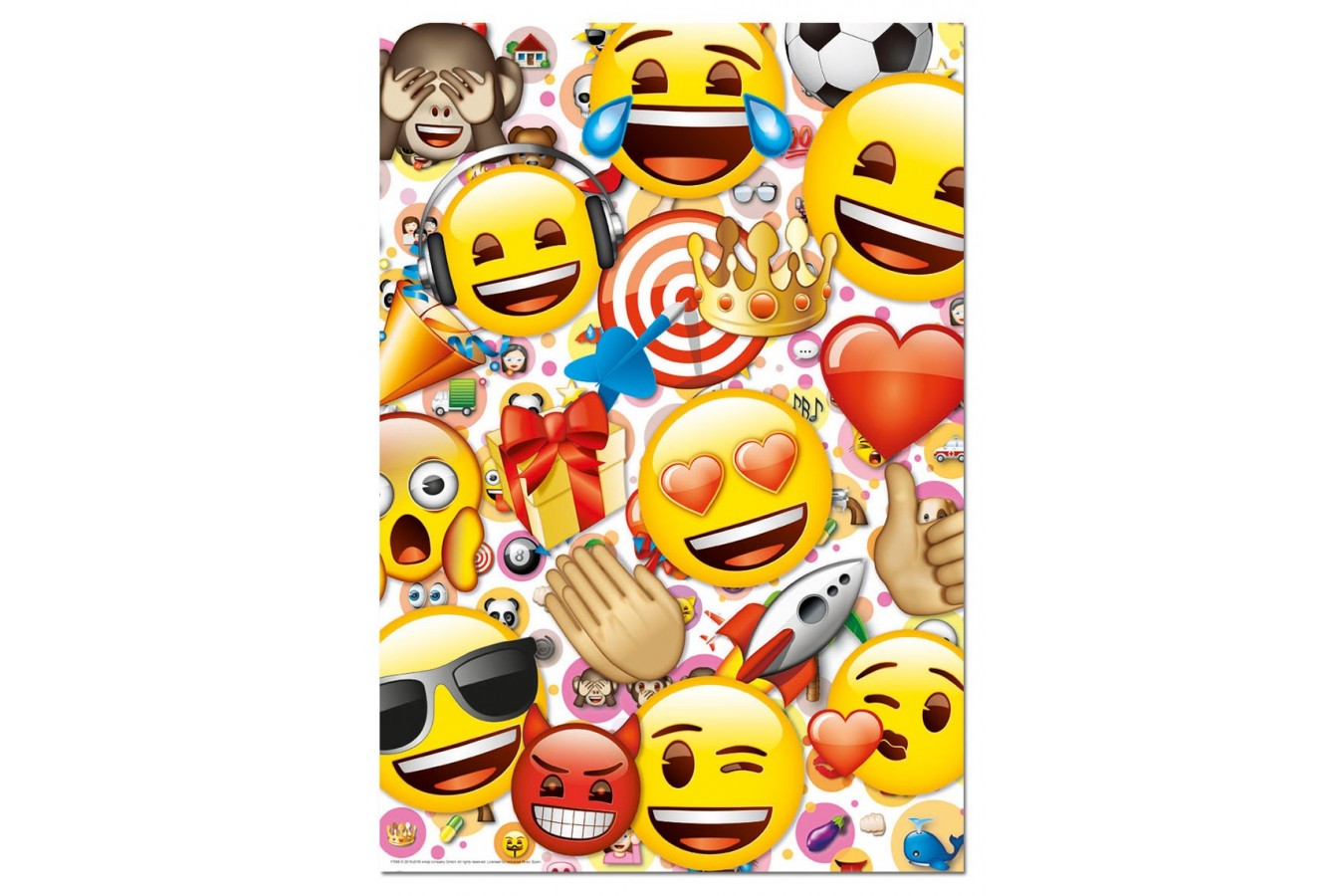 Puzzle Educa - Emoji, 500 piese, include lipici puzzle (17088)