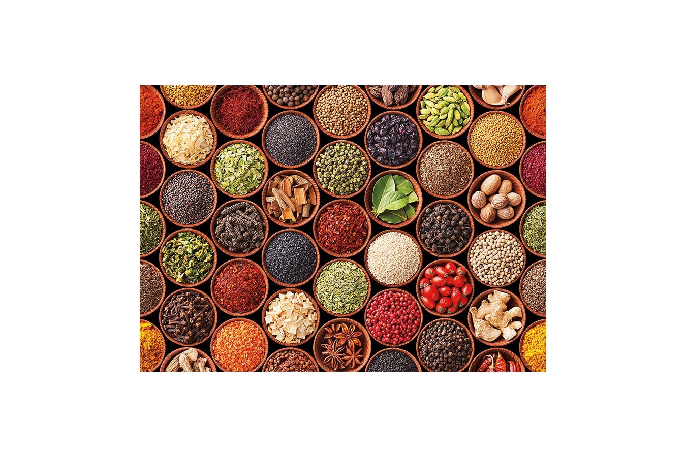 Puzzle Educa - Herbs and spices, 1500 piese, include lipici puzzle (17666)