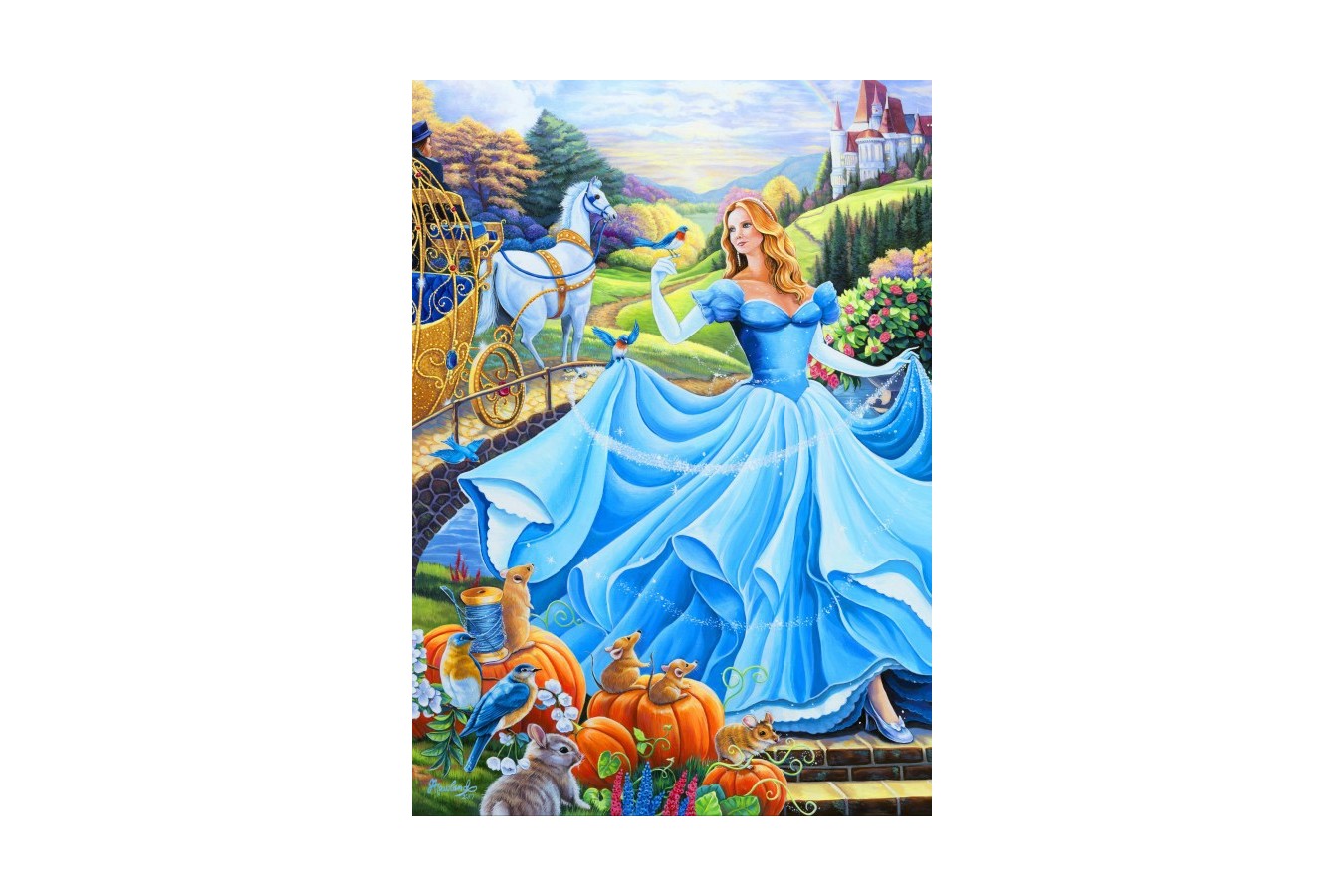 Puzzle Bluebird - Cinderella, 1.000 piese (70085)