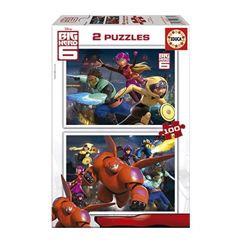 Puzzle Educa - Big Hero, 2x100 piese (16337)