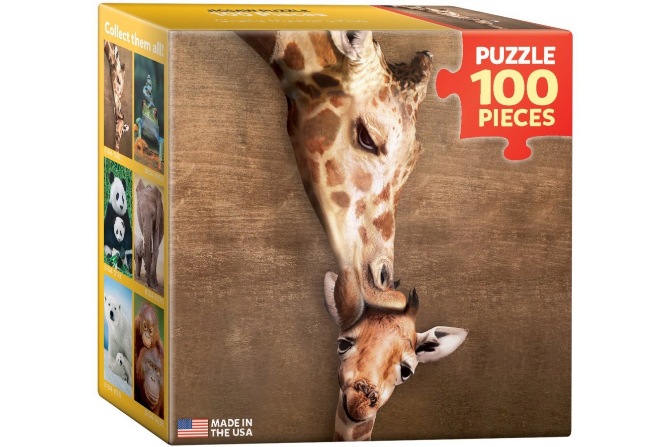 Puzzle Eurographics - Giraffe, 100 piese mini (8104-0301)