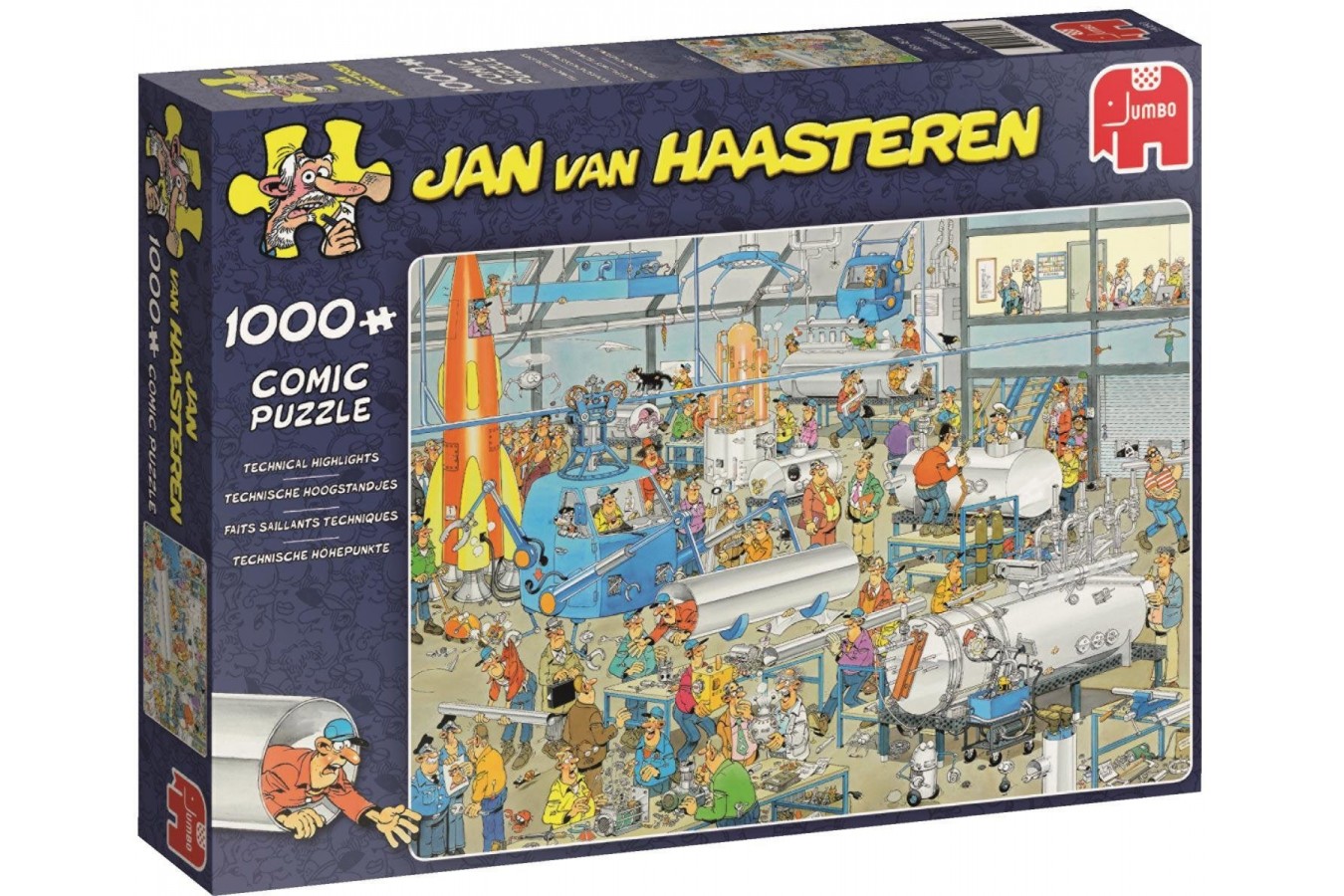 Puzzle Jumbo - Jan Van Haasteren: Technical Highlights, 1.000 piese (19050)