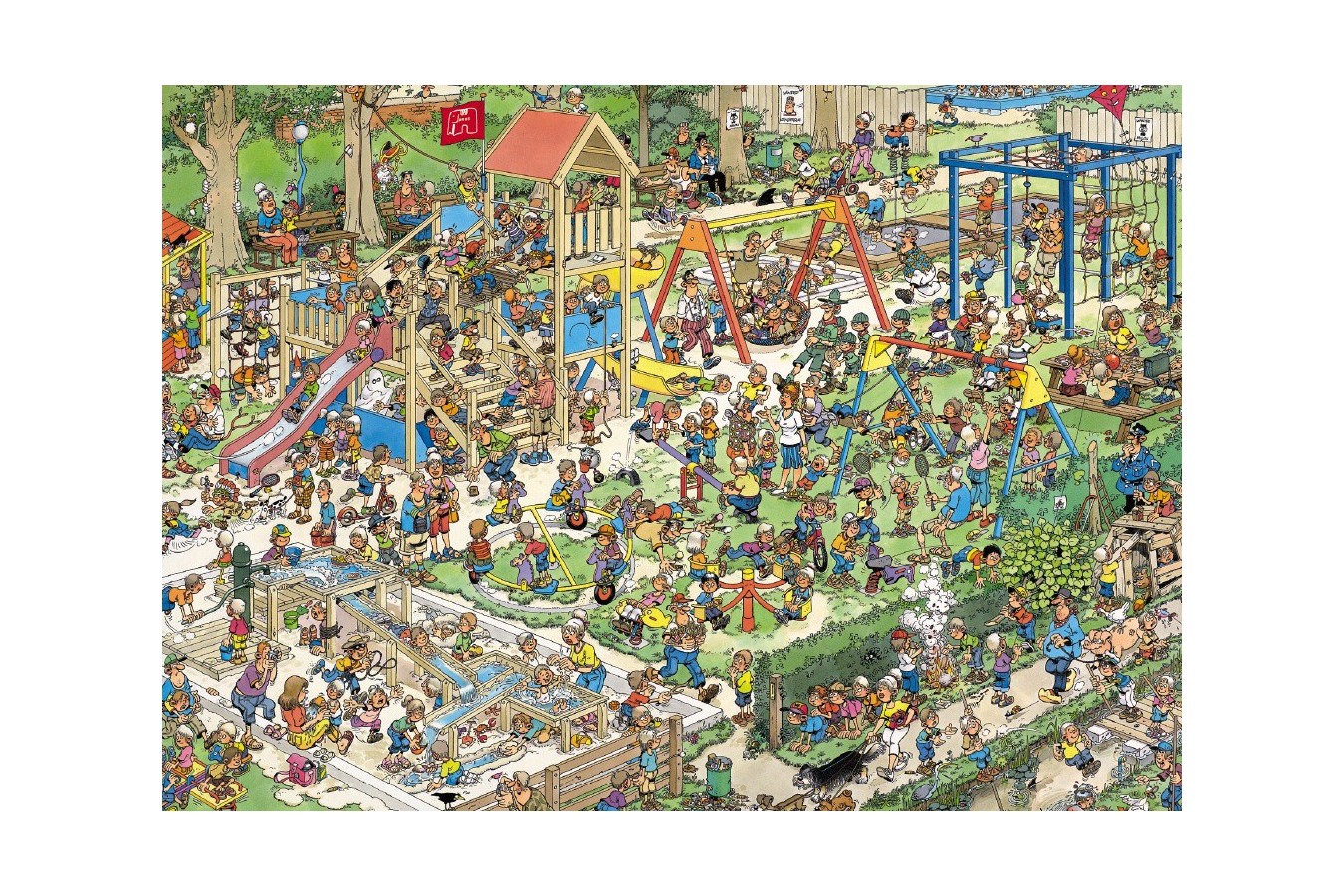 Puzzle Jumbo - Jan Van Haasteren: The Playground, 1.000 piese (01599)