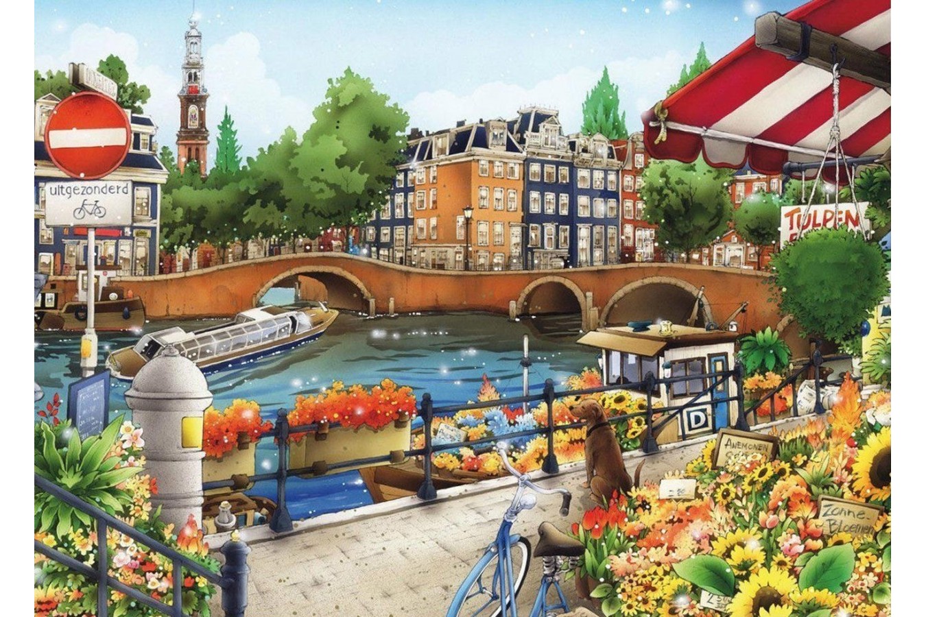 Puzzle King - Amsterdam, 1.000 piese (05363)