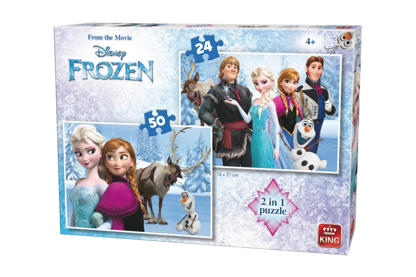 Puzzle King - Frozen, 24/50 piese (05413)