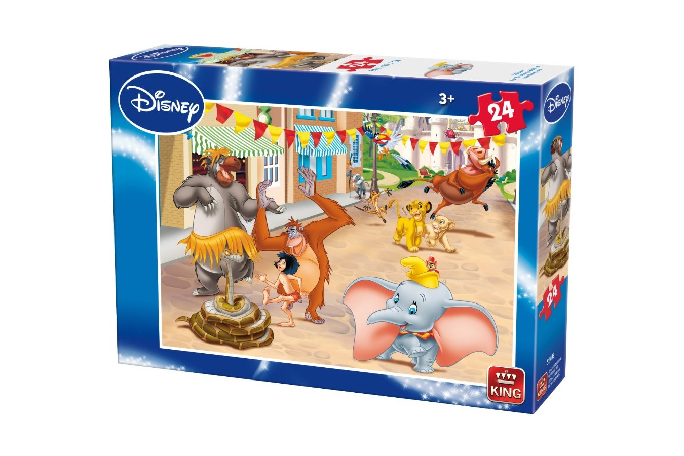 Puzzle King - Personaje Disney, 24 piese (05240-B)