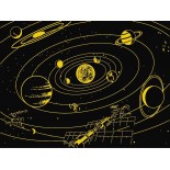 Puzzle fosforescent Ravensburger - Solar System, 500 Piese (14926)