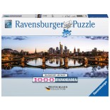 Puzzle panoramic Ravensburger - Deutschland Collection -Frankfurt Am Main, 1000 Piese (15162)