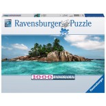 Puzzle panoramic Ravensburger - Private Isalnd in St. Pierre, 1000 Piese (19884)