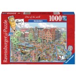 Puzzle Ravensburger - Amsterdam, 1000 Piese (19924)