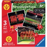 Puzzle Ravensburger -Belgian Red Devils, 25/36/49 Piese (06968)