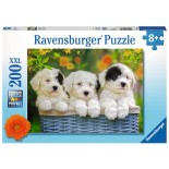 Puzzle Ravensburger -Cuddly Puppies, 200 Piese Xxl (12765)