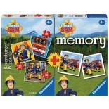 Puzzle Ravensburger -Fireman Sam + Memory, 25/36/49 Piese, + Joc Memorie (06910)
