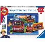 Puzzle Ravensburger -Fireman Sam, 2X24 Piese (07826)