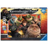 Puzzle Ravensburger -Hicks, Astrid Ahd the Dragon, 200 Piese (12812)
