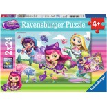 Puzzle Ravensburger - Little Charmers, 2X24 Piese (09154)