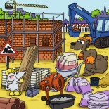 Puzzle Ravensburger - Mauseschlau and Barenstark, 3X49 Piese (08042)