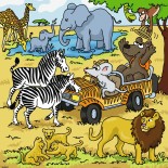 Puzzle Ravensburger - Mauseschlau and Barenstark, 3X49 Piese (08042)