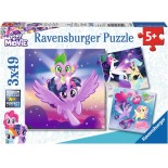 Puzzle Ravensburger - My Little Poney, 3X49 Piese (08027)