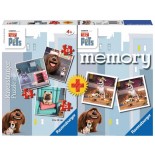 Puzzle Ravensburger - The Secret Life of Pets + Memory, 25/36/49 Piese, + Joc Memorie (06872)