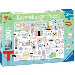 Puzzle Ravensburger -Triennale, 200 Piese Xxl (12702)