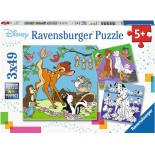 Puzzle Ravensburger - Walt Disney, 3X49 Piese (08043)