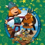 Puzzle Ravensburger - Wickie, 3X49 Piese (09409)