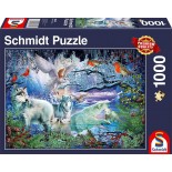 Puzzle Schmidt -Wolves in a Winter Forest, 1000 Piese (58349)