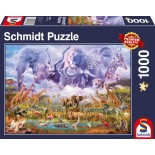 Puzzle Schmidt - Animals At The Waterhole, 1000 piese (58356)