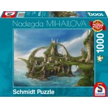 Puzzle Schmidt - Nadegda Mihailova:Island of Waterfalls, 1000 Piese (59610)